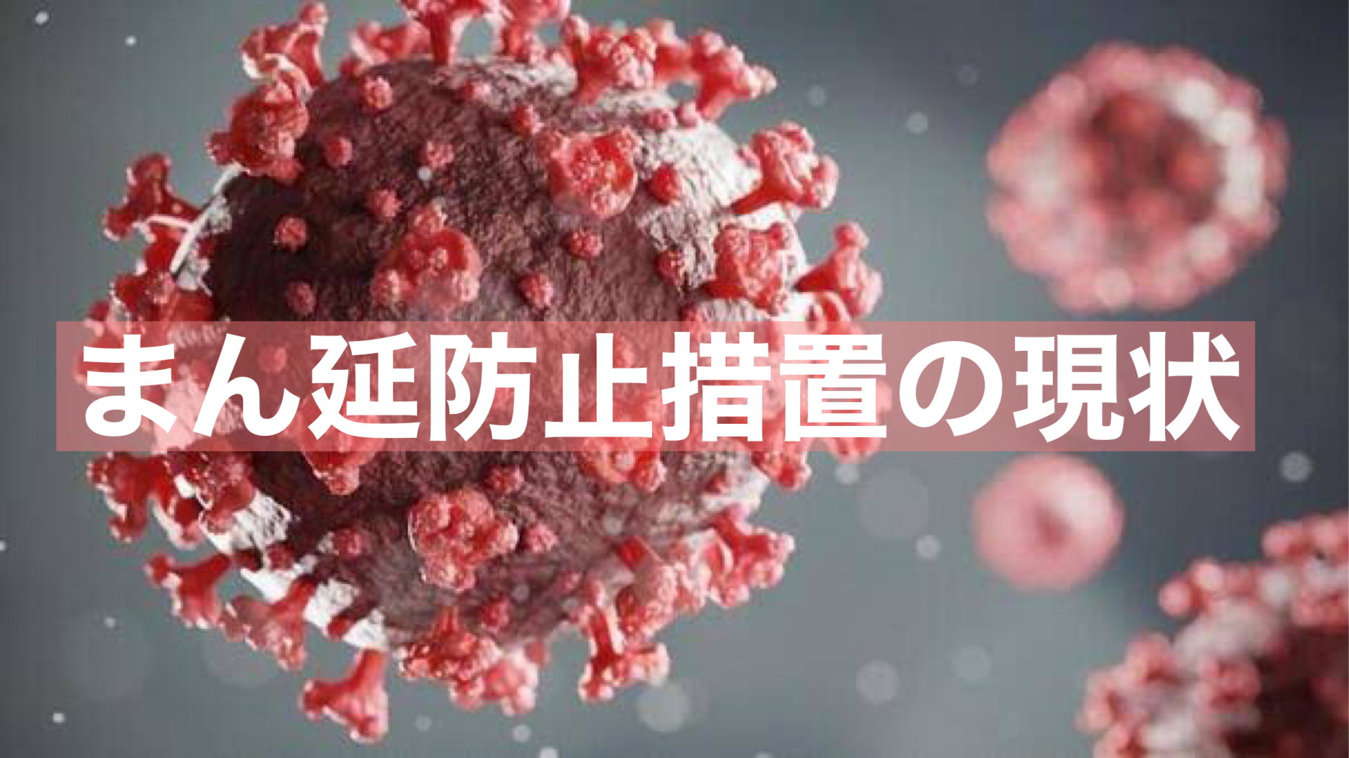 新型コロナウイルス感染症　まん延防止等重点措置の現状